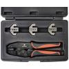 TOOLCRAFT TO-7827786 sada krimpovacích kleští 280 mm vč. krimpovacího sortimentu v kufru 1 sada