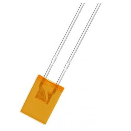 LED dioda 2×5×7 mm oranžová difuzní