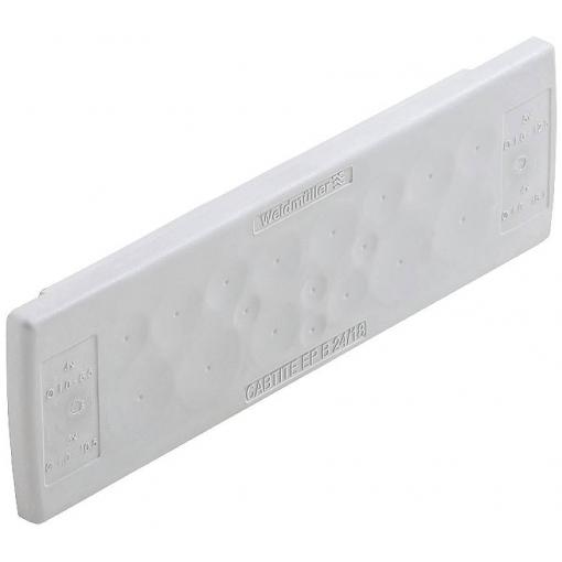 Weidmüller CABTITE EP B 24/18 GY destička pro kabelové průchodky Tloušťka montážní desky (max.) 4 mm termoplast šedá 10 ks