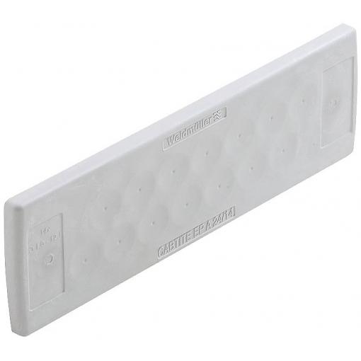 Weidmüller CABTITE EP A 24/14 GY destička pro kabelové průchodky Tloušťka montážní desky (max.) 2.5 mm termoplast šedá 10 ks