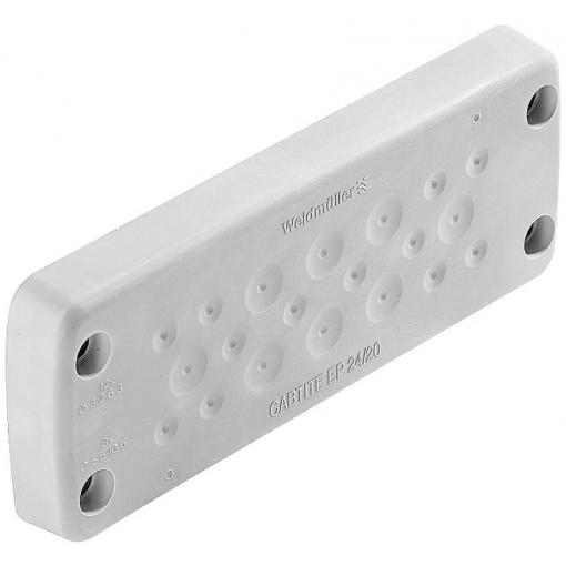 Weidmüller CABTITE EP 24/20 GY destička pro kabelové průchodky termoplast šedá 10 ks