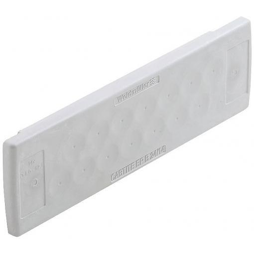 Weidmüller CABTITE EP B 24/14 GY destička pro kabelové průchodky Tloušťka montážní desky (max.) 4 mm termoplast šedá 10 ks