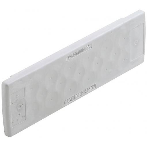 Weidmüller CABTITE EP B 24/17 GY destička pro kabelové průchodky Tloušťka montážní desky (max.) 4 mm termoplast šedá 10 ks