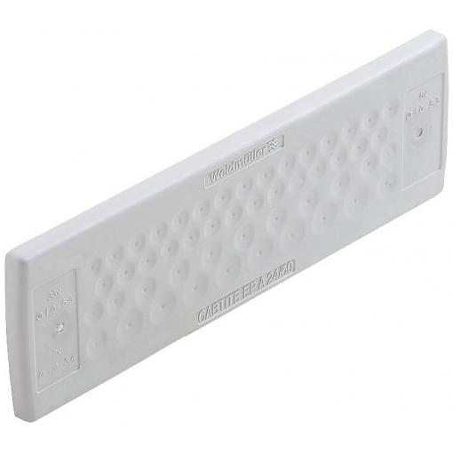 Weidmüller CABTITE EP A 24/50 GY destička pro kabelové průchodky Tloušťka montážní desky (max.) 2.5 mm termoplast šedá 10 ks