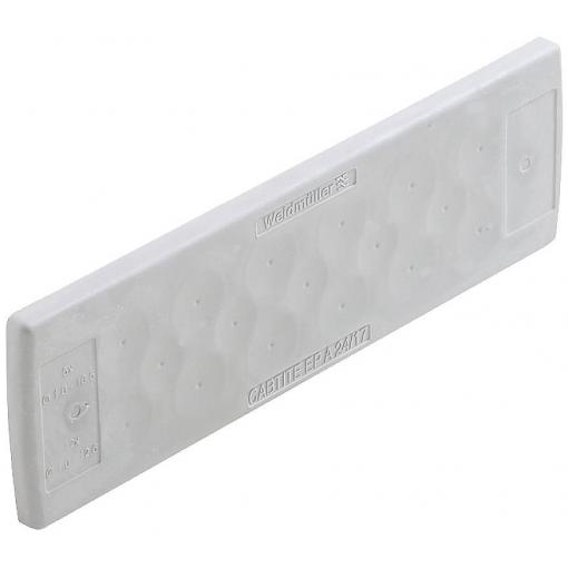 Weidmüller CABTITE EP A 24/17 GY destička pro kabelové průchodky Tloušťka montážní desky (max.) 2.5 mm termoplast šedá 10 ks