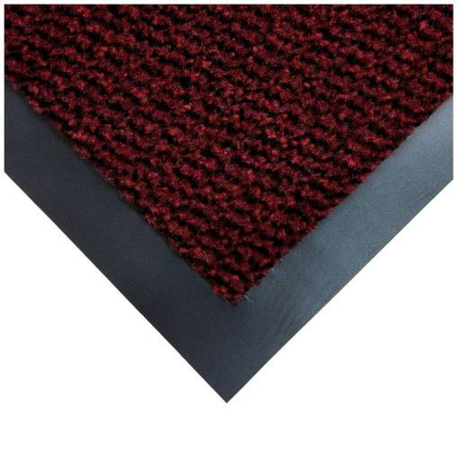 COBA Europe VP010308C Schmutzfangmatte Vyna-Plush černá/červená (metrové zboží) 1 m