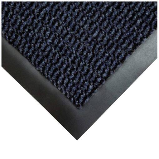 COBA Europe VP010207C Rohož pro zachycení nečistot Vyna-Plush černá/modrá (metrové zboží) 1 m