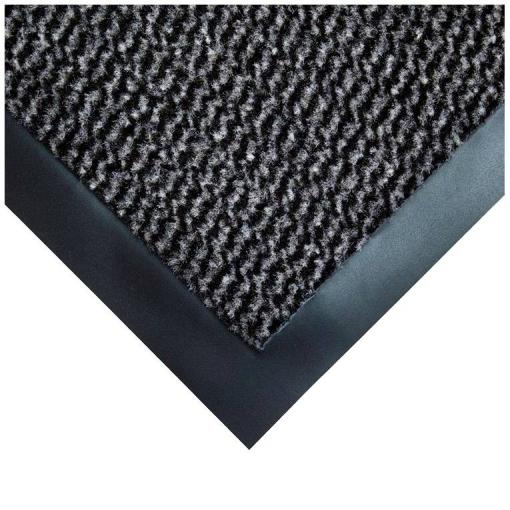 COBA Europe VP010607C Schmutzfangmatte Vyna-Plush černá/šedá (metrové zboží) 1 m