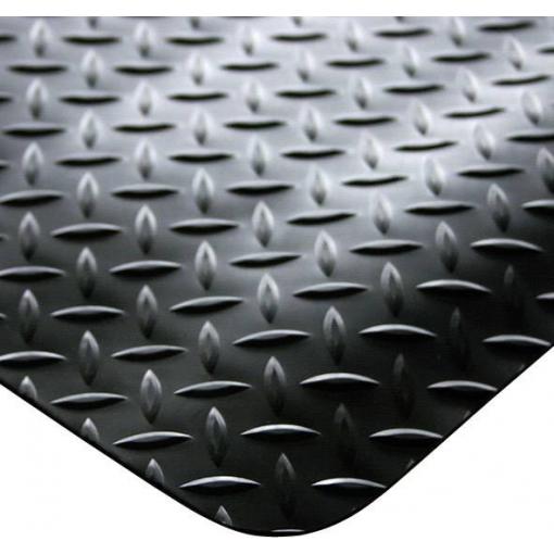 COBA Europe DP010005C Pracovní podložka deck plate černá (š x v) 0.9 m x 15 mm (metrové zboží) 1 m