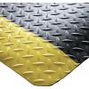 COBA Europe SD010707C Pracovní podložka deck plate se zelenožlutým okraj (š x v) 0.9 m x 15 mm (metrové zboží) 1 m
