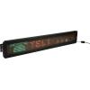 Eurolite ESN 7x80 informační LED panel s pohyblivým textem s dálkovým ovládáním RGB (š x v x h) 647 x 35 x 97 mm
