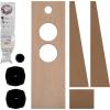 Monacor KATANA-M1 stavebnice dvoucestného reproduktoru vč. frekvenční výhybky, vč. kabelu