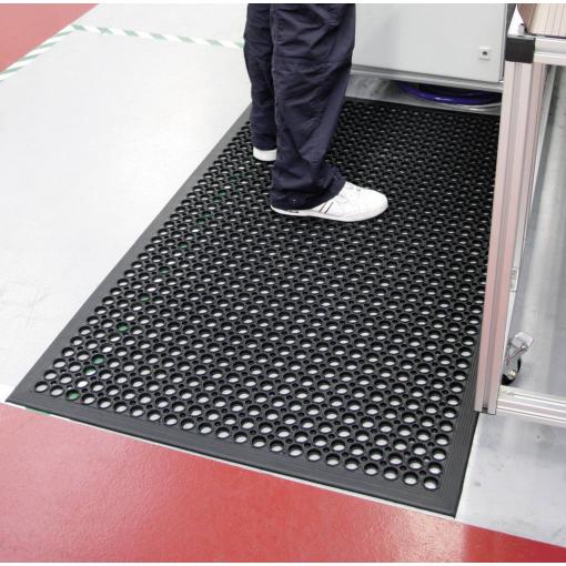 COBA Europe RP010001 RAMPMAT rohož na pracoviště (d x š x v) 1.5 m x 0.9 m x 14 mm černá