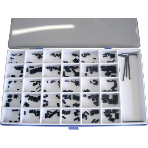 TOOLCRAFT 886327 stavěcí šrouby ocel 306 ks