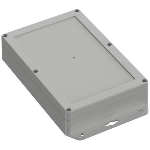 TRU COMPONENTS TC-10860980 Přírubové pouzdro 209.70 x 139.80 x 45.10 polykarbonát světle šedá 1 ks