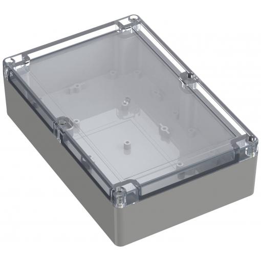 TRU COMPONENTS TC-10861024 univerzální pouzdro 209.70 x 139.80 x 60 ABS-PC světle šedá 1 ks