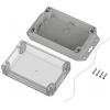TRU COMPONENTS TC-10860812 Přírubové pouzdro 150 x 100 x 60 ABS-PC světle šedá 1 ks