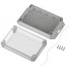 TRU COMPONENTS TC-10860900 Přírubové pouzdro 179.90 x 119.90 x 60.20 ABS-PC světle šedá 1 ks