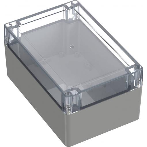 TRU COMPONENTS TC-10860924 univerzální pouzdro 180 x 120 x 90.30 polykarbonát světle šedá 1 ks