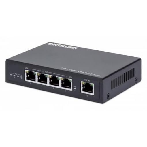 Intellinet 561617 PoE extender 10 / 100 / 1000 MBit/s IEEE 802.3af (12.95 W), IEEE 802.3at (25.5 W), IEEE 802.3bt