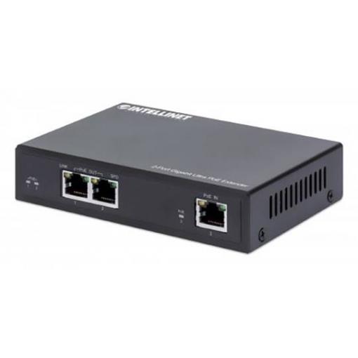 Intellinet 561600 PoE extender 10 / 100 / 1000 MBit/s IEEE 802.3af (12.95 W), IEEE 802.3at (25.5 W), IEEE 802.3bt