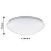 Paulmann Leonis 70724 LED koupelnové stropní světlo s PIR detektorem 9.5 W neutrální bílá bílá