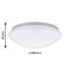 Paulmann Leonis 70722 LED koupelnové stropní světlo s PIR detektorem 9.5 W teplá bílá bílá