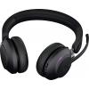 Jabra Evolve2 65 MS telefon Headset otevřená (On Ear) Bluetooth® stereo černá regulace hlasitosti, Indikátor nabití, Vypnutí zvuku mikrofonu