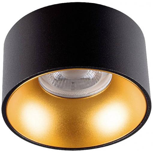 Kanlux 27575 Riti stropní svítidlo GU10, Par 16 zlatá (matná), černá (matná)