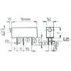 Trimr cermetový 680 kΩ WK67912, 16 otáček, 19 × 5,2 × 7 mm