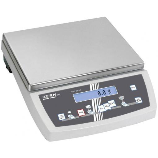 Kern CKE 8K0.05 počítací váha CKE 8K0.05 Max. váživost 8 kg Rozlišení 0.05 g přes napájecí zdroj do zásuvky stříbrná