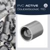 FIAP 2510 dvojitá objímka z PVC (Ø) 110 mm 1 ks