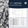 FIAP 2510 dvojitá objímka z PVC (Ø) 110 mm 1 ks