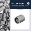 FIAP 2507 dvojitá objímka z PVC (Ø) 63 mm 1 ks