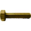TOOLCRAFT 216291 šestihranný šroub M2 10 mm vnější šestihran DIN 933 mosaz 10 ks