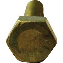 TOOLCRAFT 216291 šestihranný šroub M2 10 mm vnější šestihran DIN 933 mosaz 10 ks