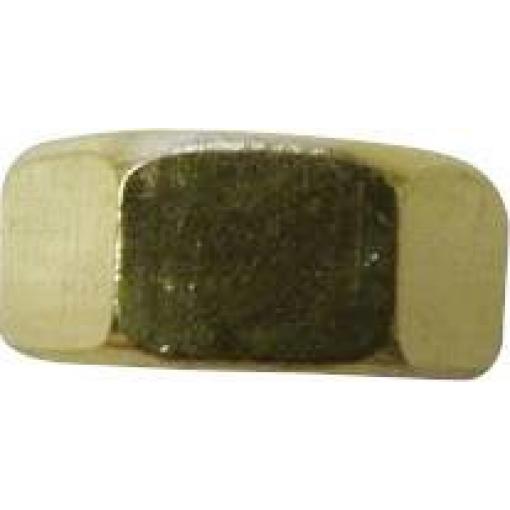 TOOLCRAFT 216348 šestihranné matice M1.2 DIN 934 mosaz 20 ks