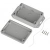 TRU COMPONENTS TC-10860740 Přírubové pouzdro 150 x 100 x 45 ABS světle šedá 1 ks