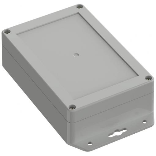 TRU COMPONENTS TC-10860740 Přírubové pouzdro 150 x 100 x 45 ABS světle šedá 1 ks