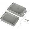 TRU COMPONENTS TC-10860792 Přírubové pouzdro 150 x 100 x 60 ABS světle šedá 1 ks