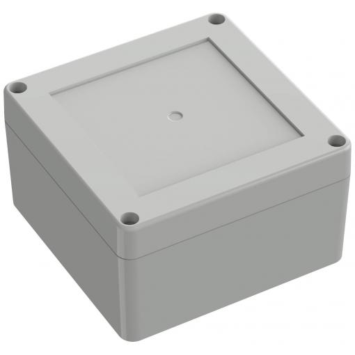TRU COMPONENTS TC-10860512 univerzální pouzdro 105 x 105 x 60.10 polykarbonát světle šedá 1 ks
