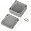 TRU COMPONENTS TC-10860504 univerzální pouzdro 105 x 105 x 60.10 ABS světle šedá 1 ks