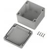 TRU COMPONENTS TC-10860536 univerzální pouzdro 104.80 x 104.80 x 74.70 polykarbonát světle šedá 1 ks