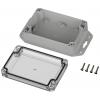 TRU COMPONENTS TC-10860568 Přírubové pouzdro 120 x 80 x 45.20 polykarbonát světle šedá 1 ks