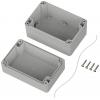 TRU COMPONENTS TC-10860636 univerzální pouzdro 120 x 80 x 75.20 ABS světle šedá 1 ks