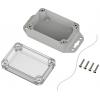 TRU COMPONENTS TC-10860436 Přírubové pouzdro 90 x 60 x 39.90 ABS-PC světle šedá 1 ks