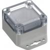 TRU COMPONENTS TC-10860408 Přírubové pouzdro 60 x 60 x 40.10 ABS-PC světle šedá 1 ks