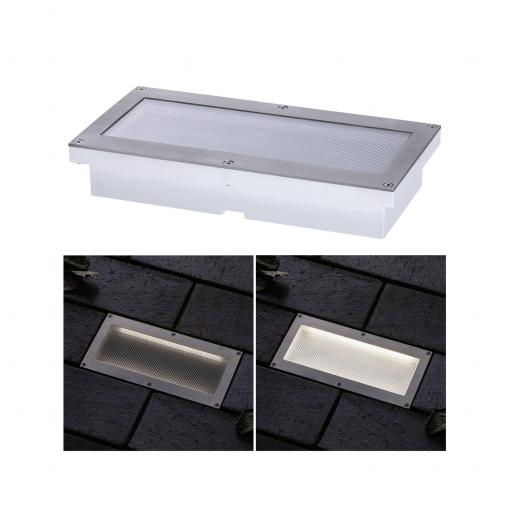 Paulmann Brick 94337 podlahové svítidlo pevně vestavěné LED LED 5 W hliník, šedá