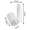 Paulmann URail Spot Zeus LED pásové reflektory URail 35 W LED bílá