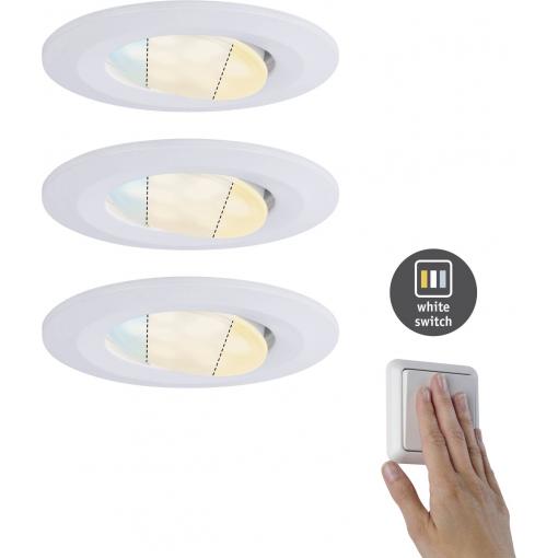Paulmann 92999 HomeSpa Set Calla LED vestavné svítidlo, LED, 15 W, bílá